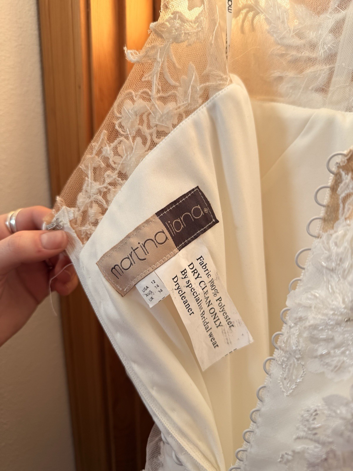 Martina Liana Wedding Dress 1463 Size 12