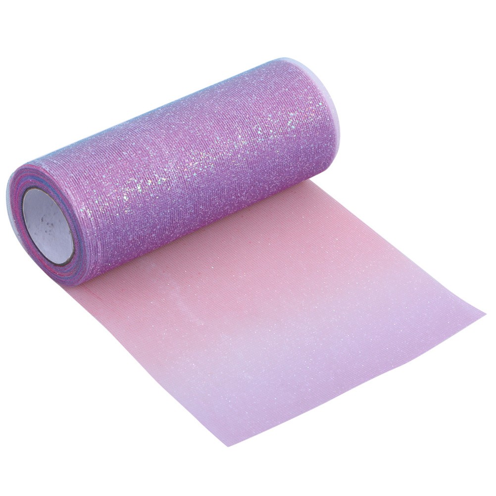 Tutu Fabric Roll Colorful Tulle Embellishments for Crafts