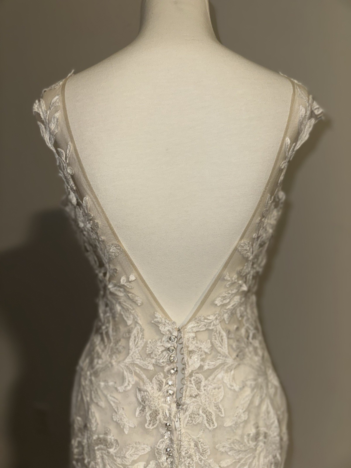 Morilee by Madeline Gardner Lace Wedding Gown Size 8
