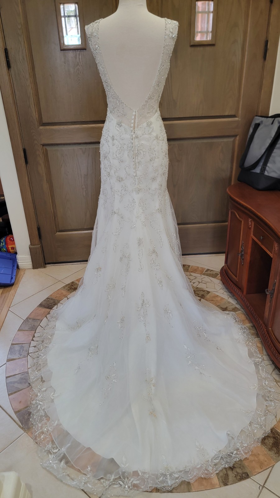 Morilee 2778 Bridal Wedding Dress Crystal Beaded Embroidery Fit and Flare Ivory