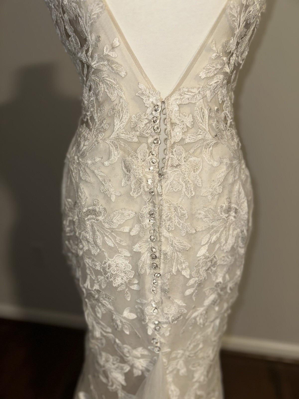 Morilee by Madeline Gardner Lace Wedding Gown Size 8