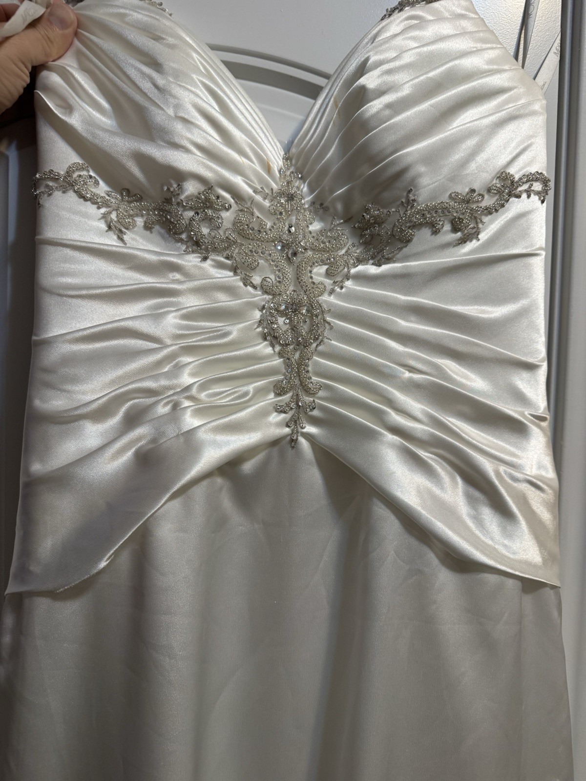Impression Bridal Ashley And Justin Wedding Dress Ivory/Nude Size 12 Worn Once