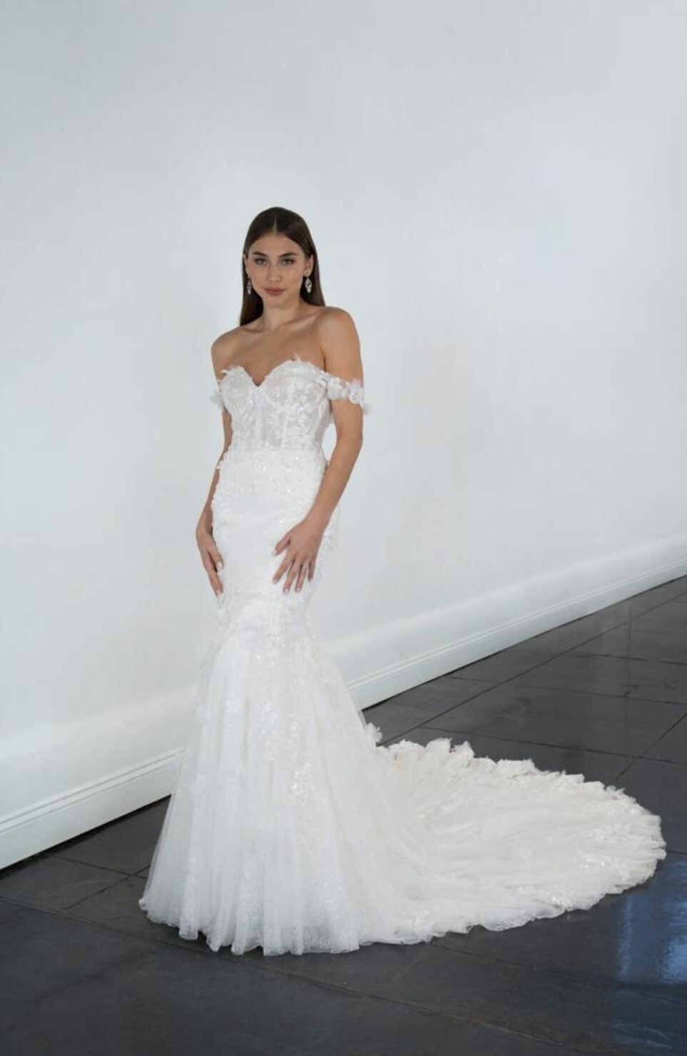 ✅️New With Tags! Size 10 Martina Liana Wedding Dress ML 1612 Ivory Colored