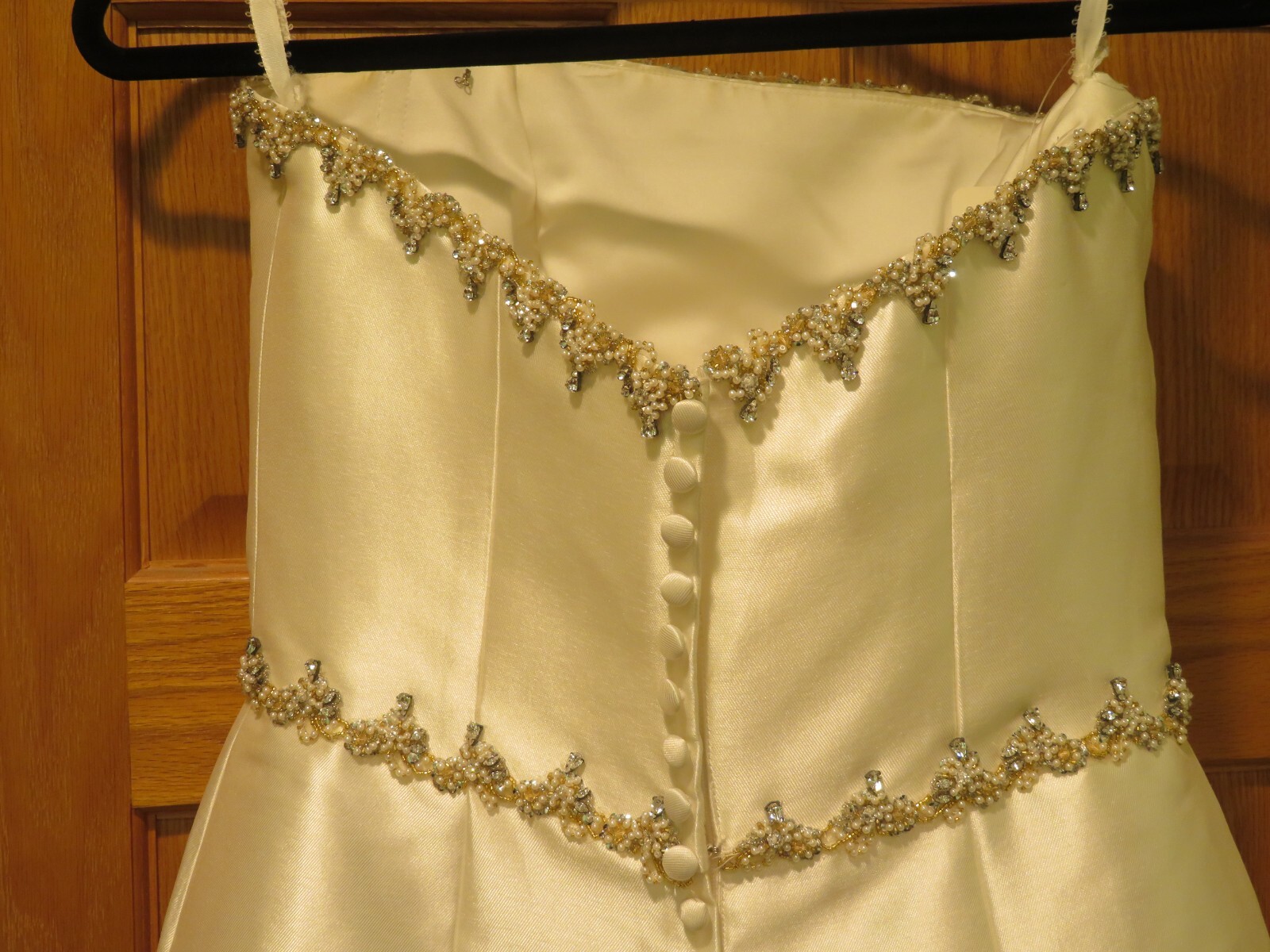 NEW Bridal Wedding Dress Mermaid Strapless Vintage Gown Train BEACH FREE SHIPPIN