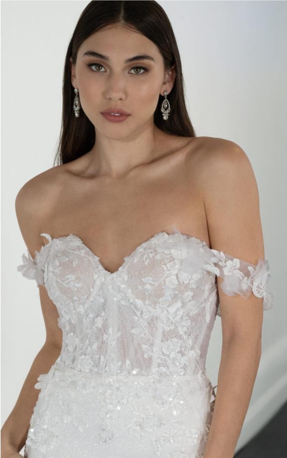 ✅️New With Tags! Size 10 Martina Liana Wedding Dress ML 1612 Ivory Colored