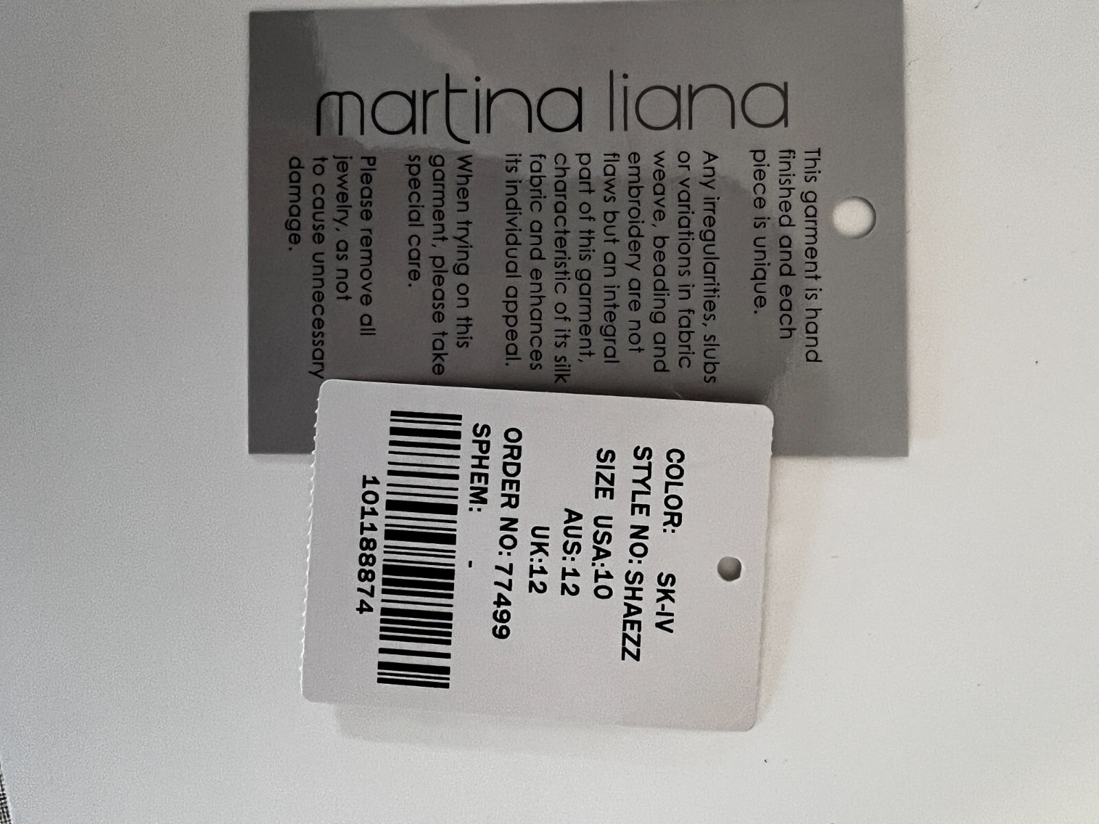 Martina Liana Shae Skirt White Size 10/Street 6 – Lightweight Train Skirt