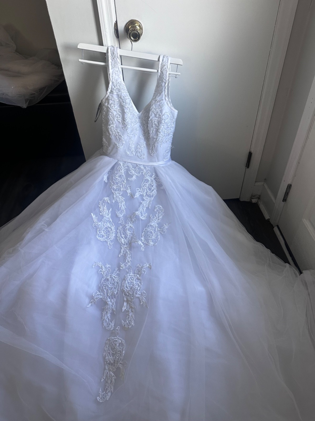 Beautiful Embroidered Wedding Dress worn once