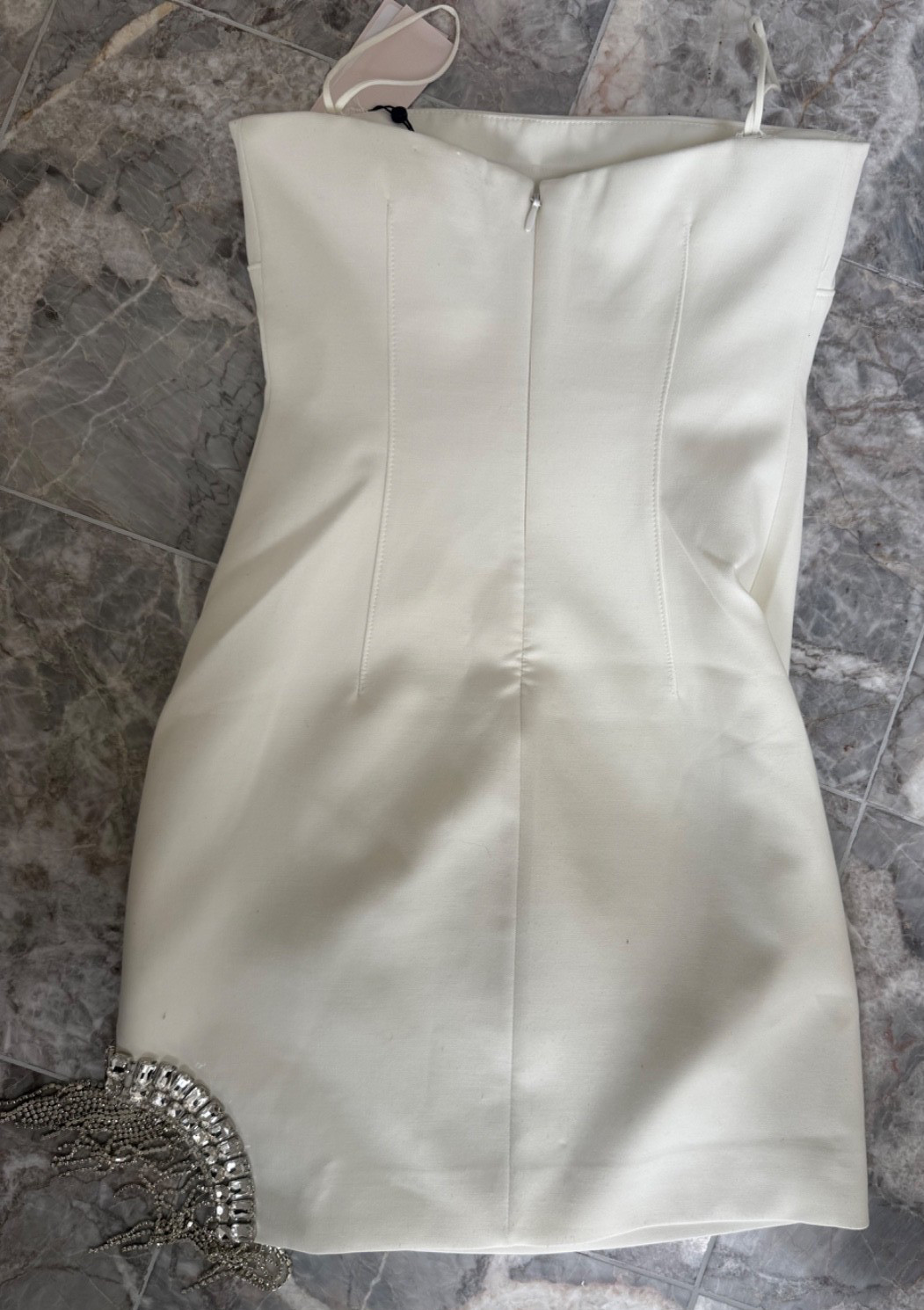 Cinq à Sept Rhinestone Fringe Mini Sammy D dress sz 0 $495