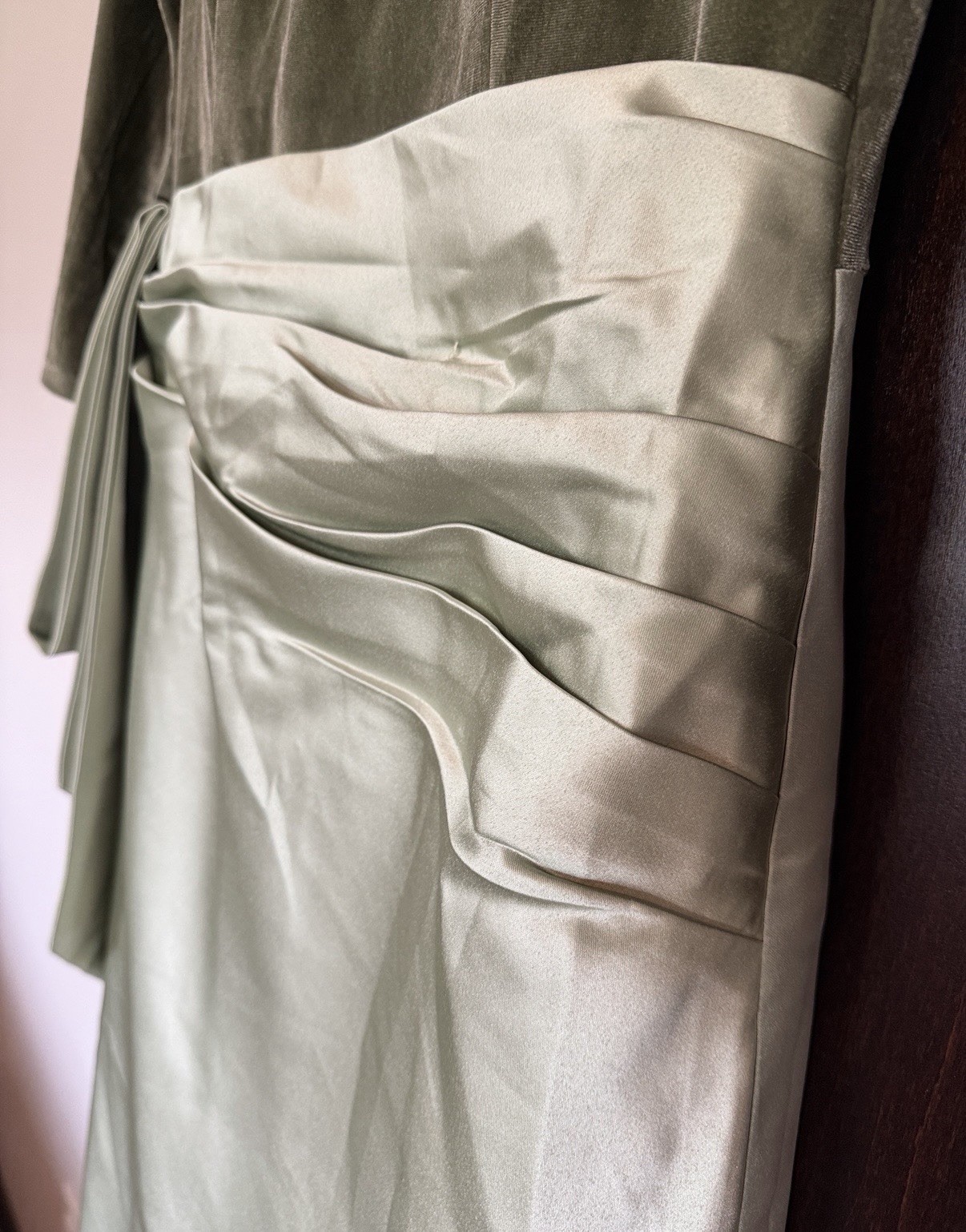 Cocomelody Sheath Scoop 3/4 Length Sleeves Floor Length Mother Dress Size 10 NWT
