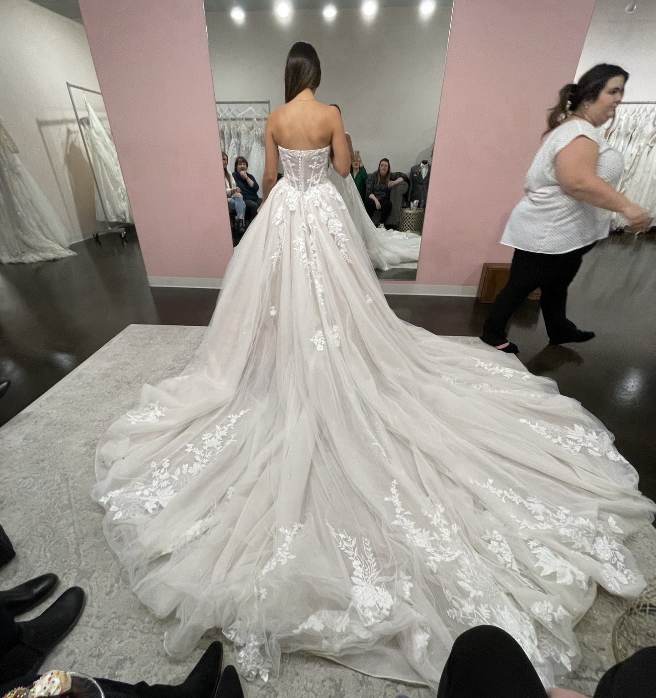 Martina Liana Wedding Dress Size 0–2 | Custom Altered | Bustled | New
