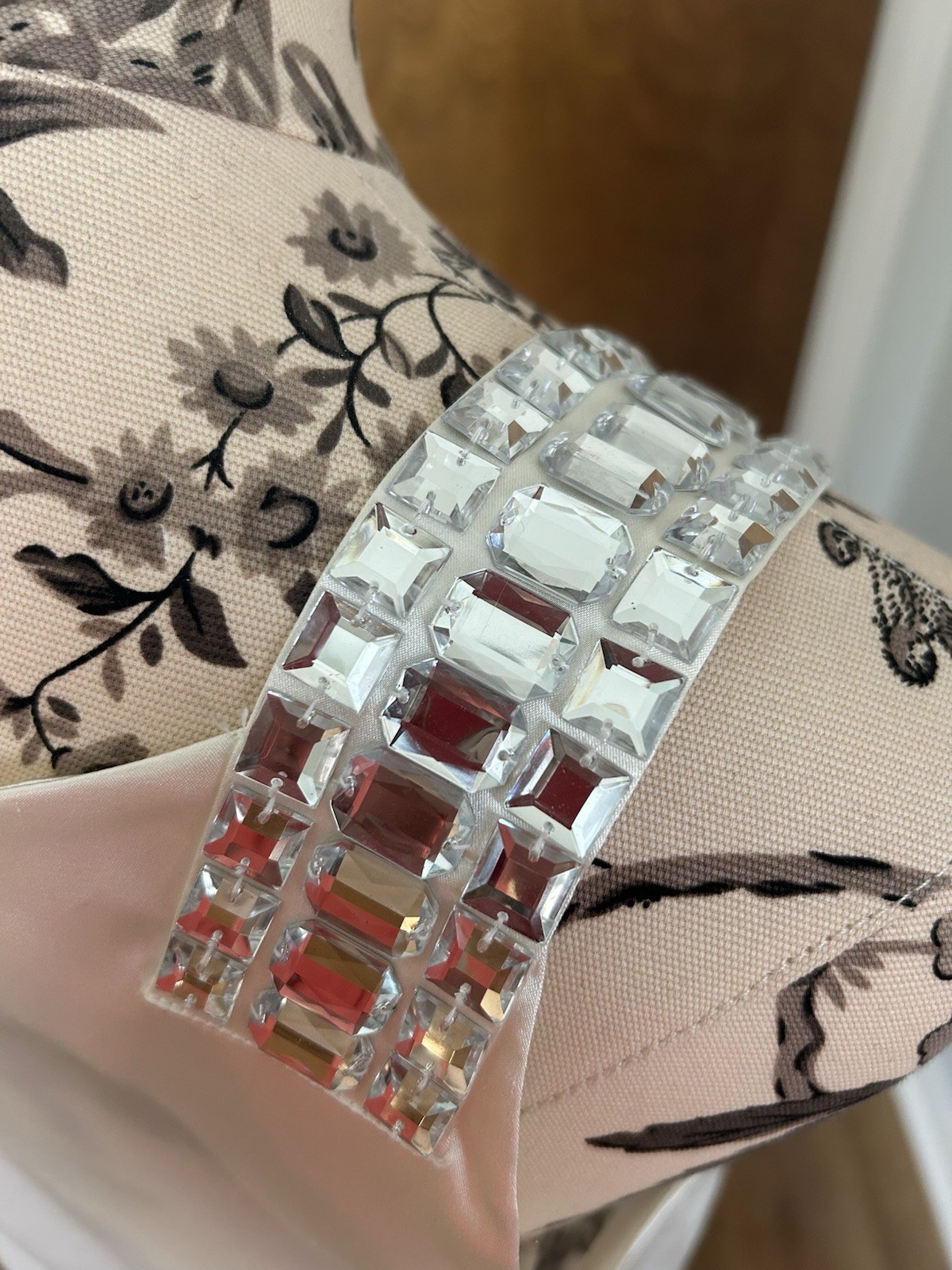 Art Deco Style Slip Dress With Jewel Embellishing Wedding