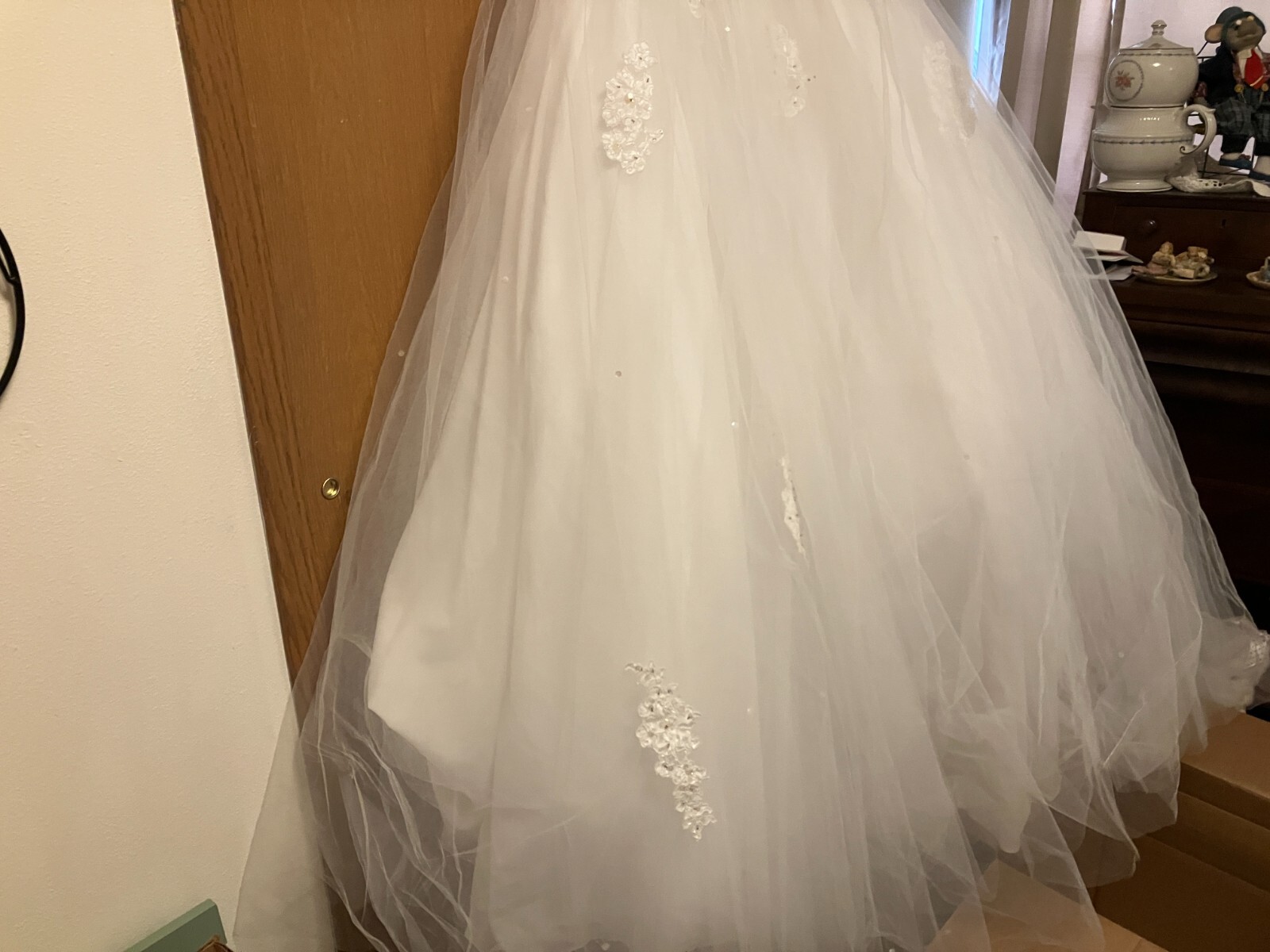 Morilee crystal and tulle wedding ballgown NWT