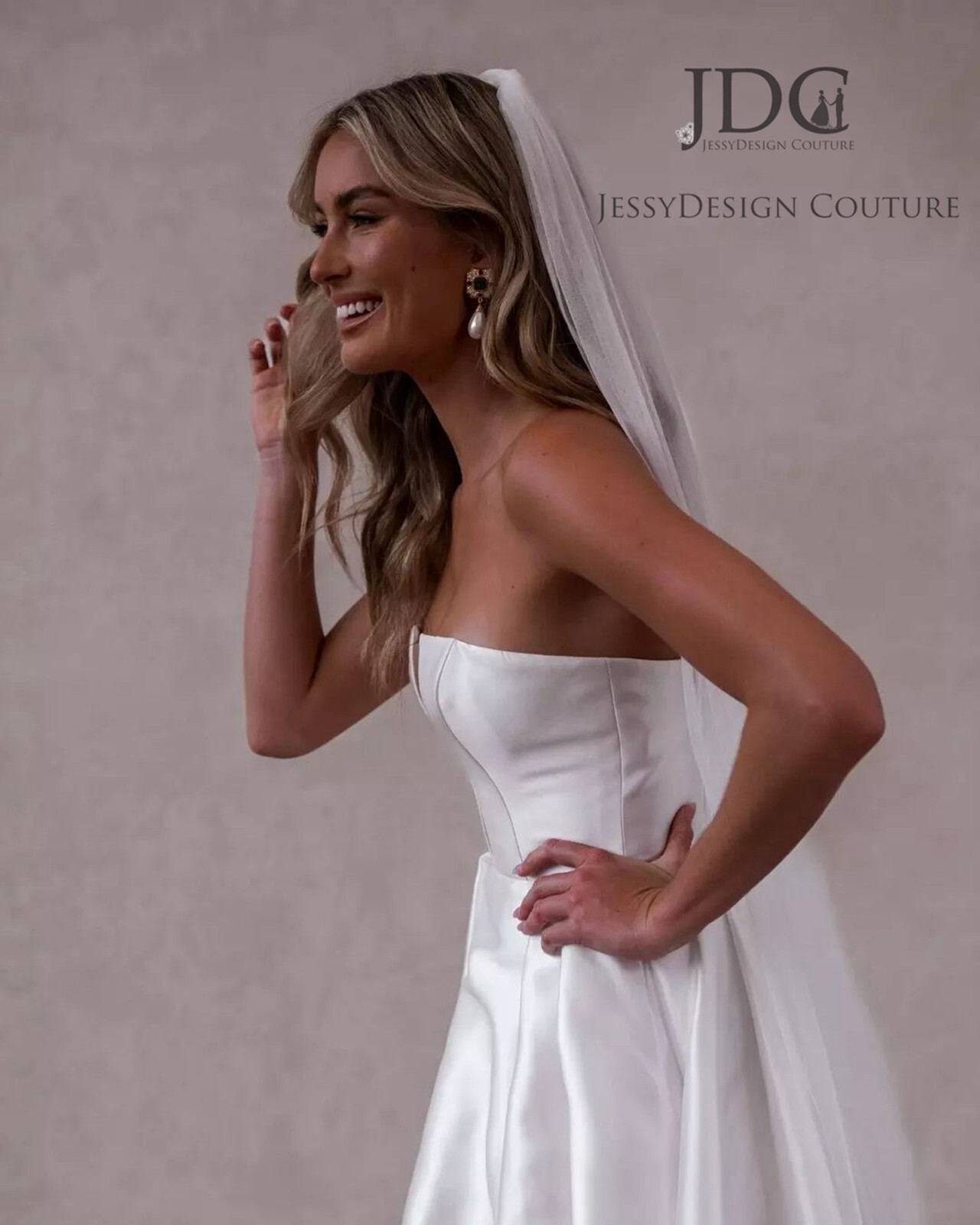 Attractive Structured corset Wedding Dress Bridal Gown Custom made 2-28W Split