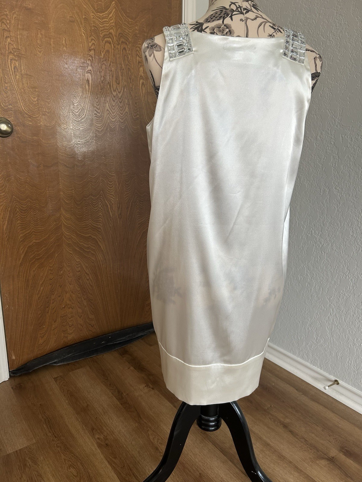 Art Deco Style Slip Dress With Jewel Embellishing Wedding