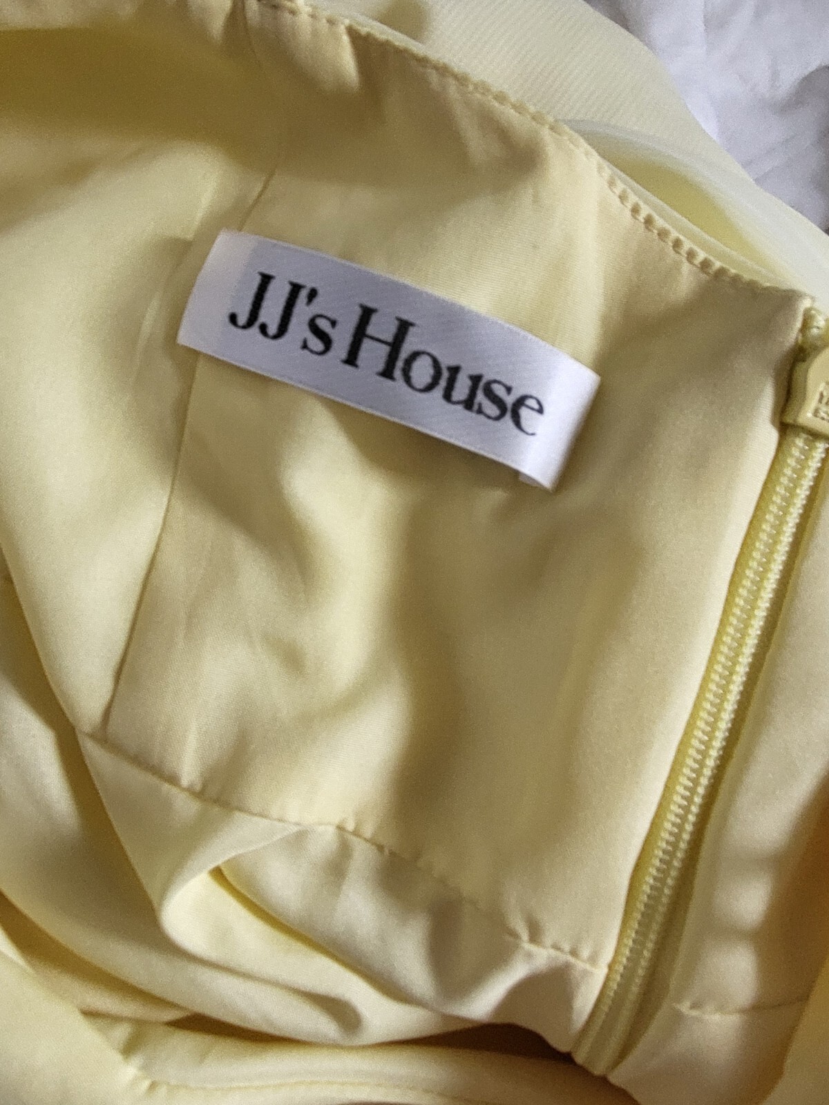 JJ’s House dress /Gown Large Yellow Sleeveless