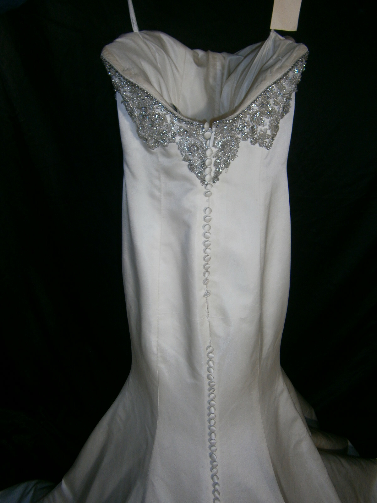 Victor Harper Silk 4 Wedding Dress Gown Mermaid Trumpet CrystalsTrain $5,995