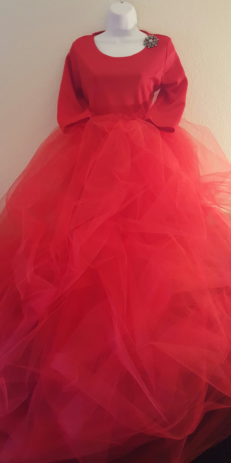 Rainbow Goddess Pink Blue White Sequin Crystal Tulle Tutu Bridal Ballgown