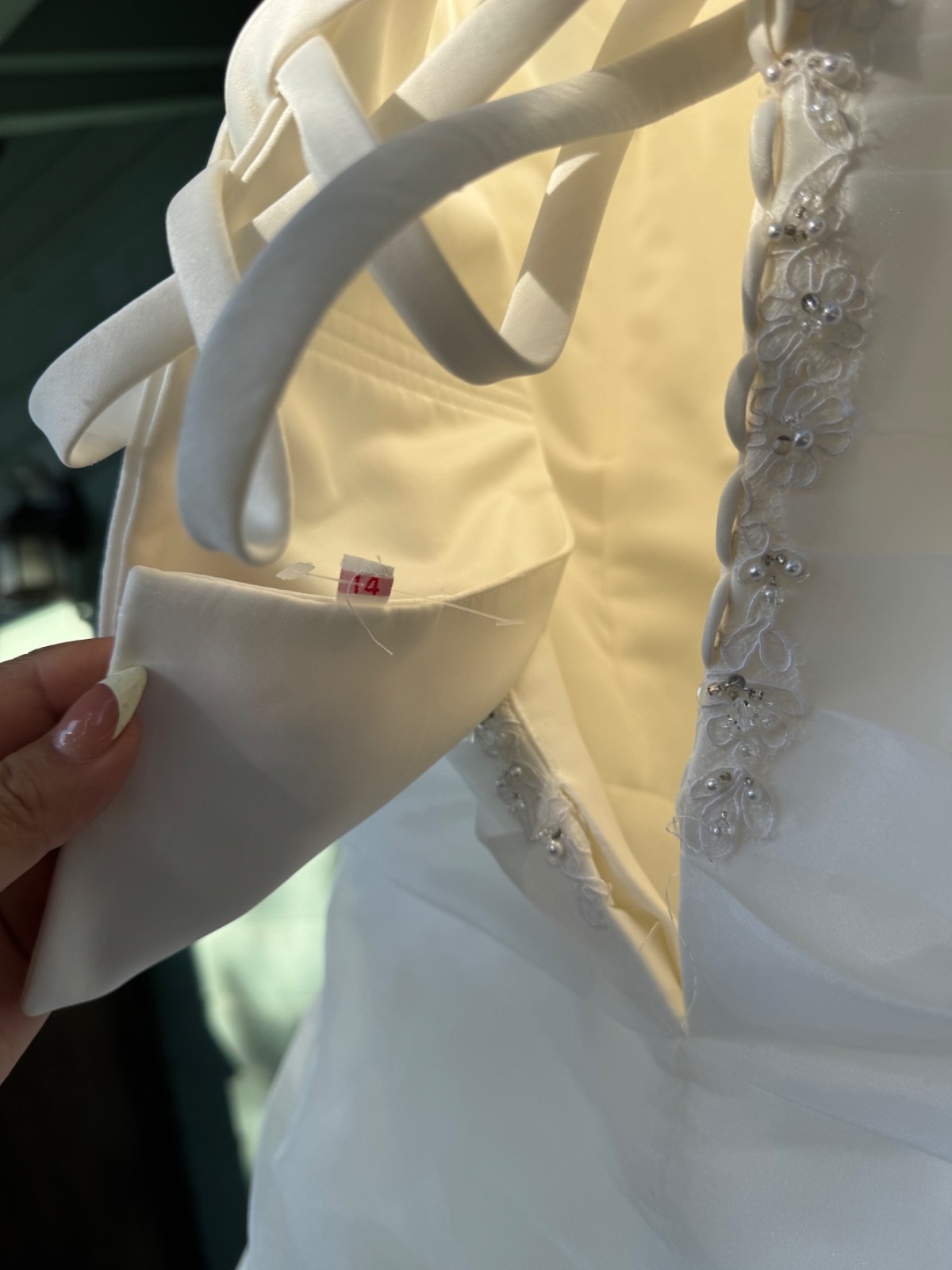 wedding dress size 14 used