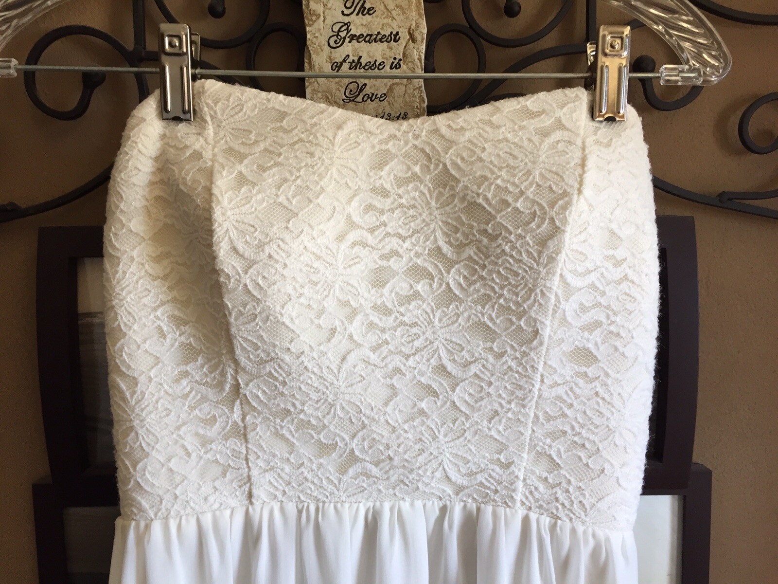 Ladies Size M Semi Casual Beach/lake/back Yard Or Destination Wedding Dress