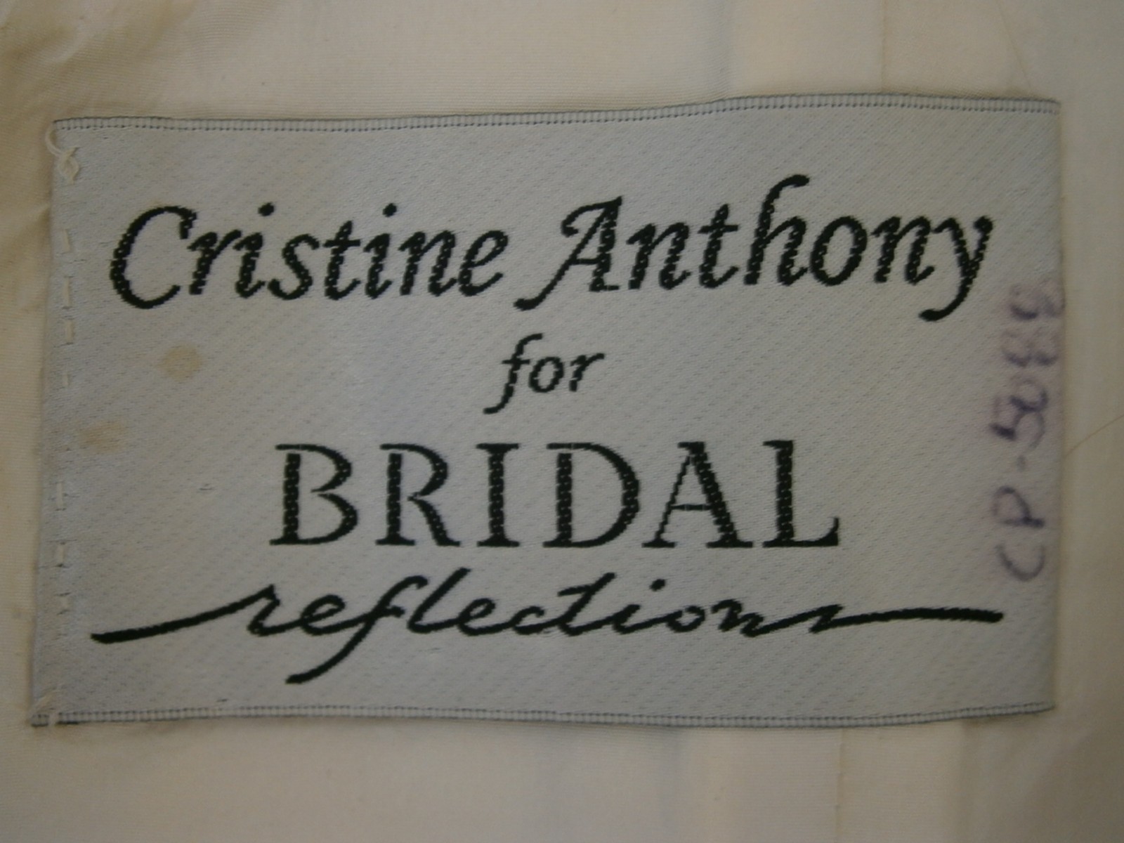 Cristine Anthony Wedding Dress 6 Ivory Silk Trumpet Plunging V Back Buttons