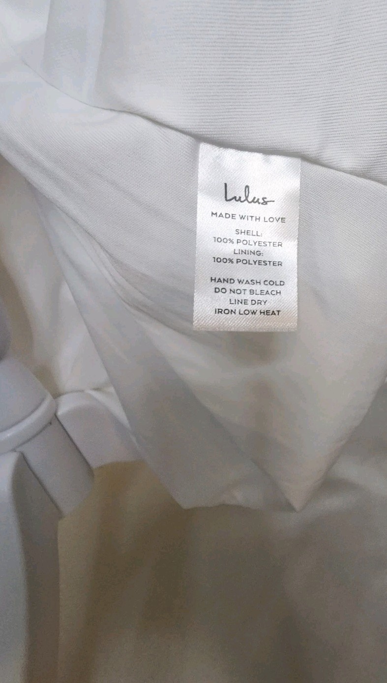 Lulus Magically Charming White Sequin Embroidered Lace-up Maxi Wedding Dress