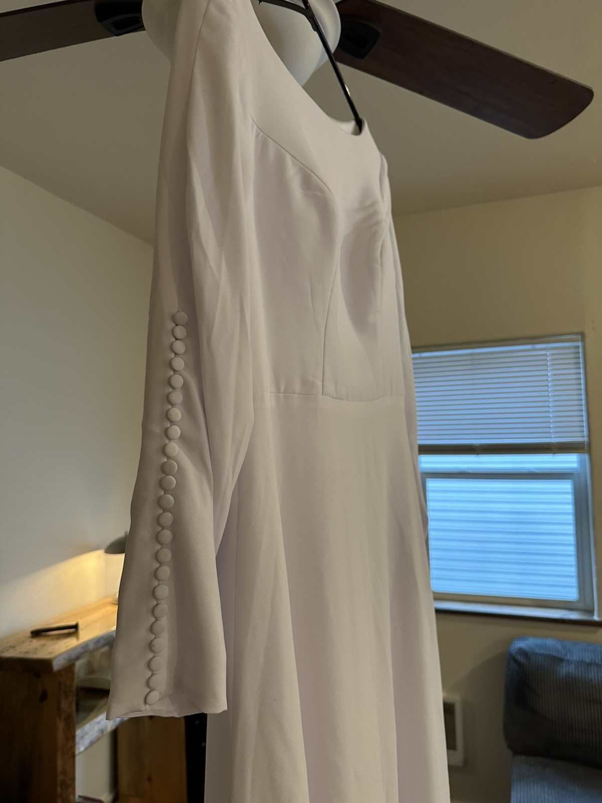 Ieie Bridal Wedding Dress Size 8 Long Sleeve SALONE