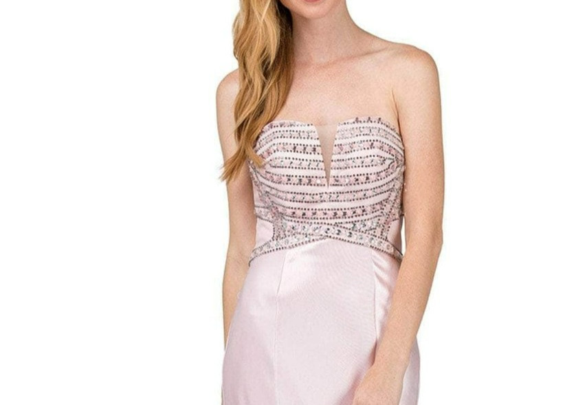 NEW WITH TAG. SIZE MEDIUM. Dancing Queen Strapless Tiered Mermaid Gown