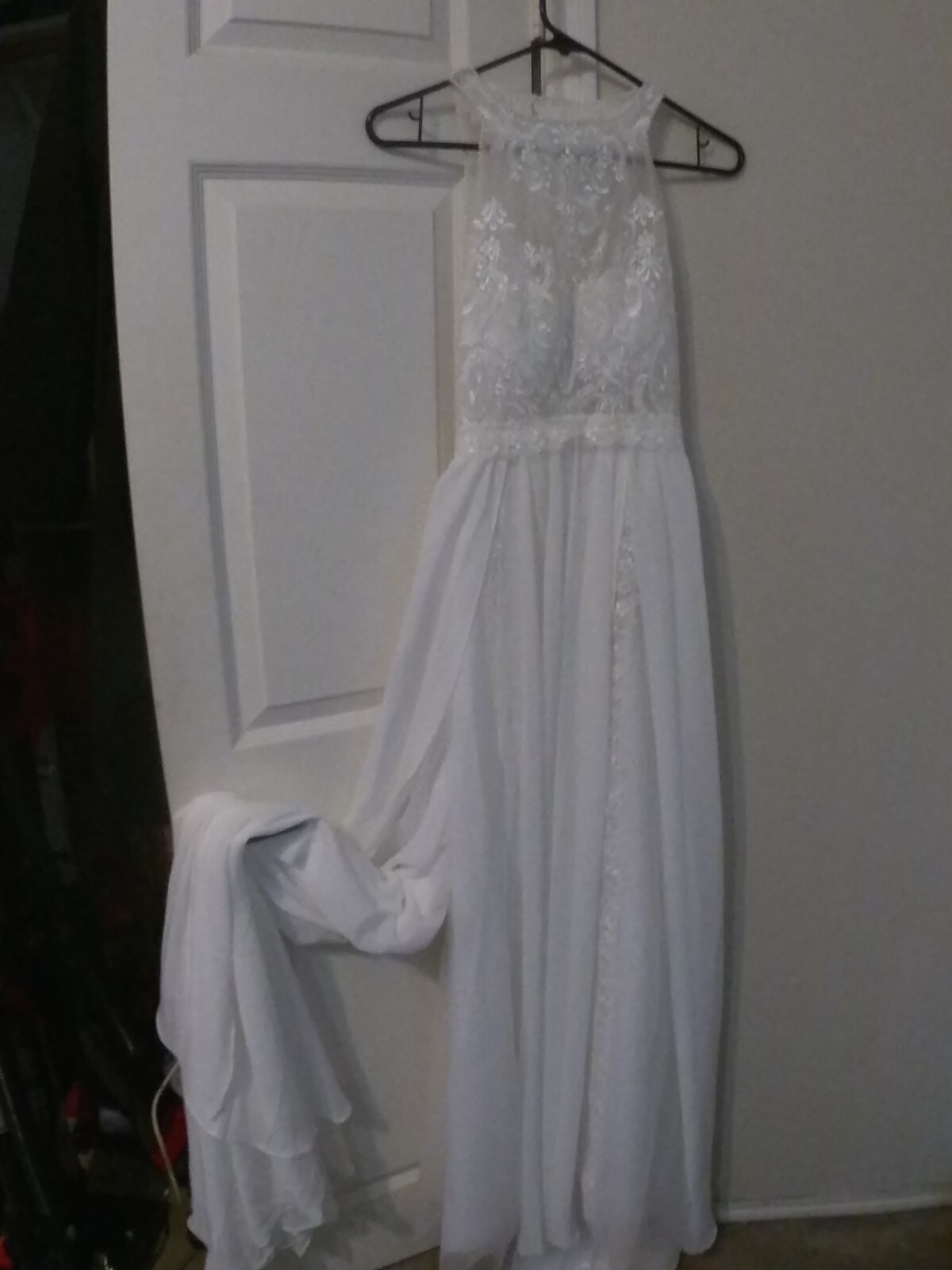 ((NEW)) Bohemian Wedding Dress High Bridal Gown BEST OFFER WILL BE CONSIDERED