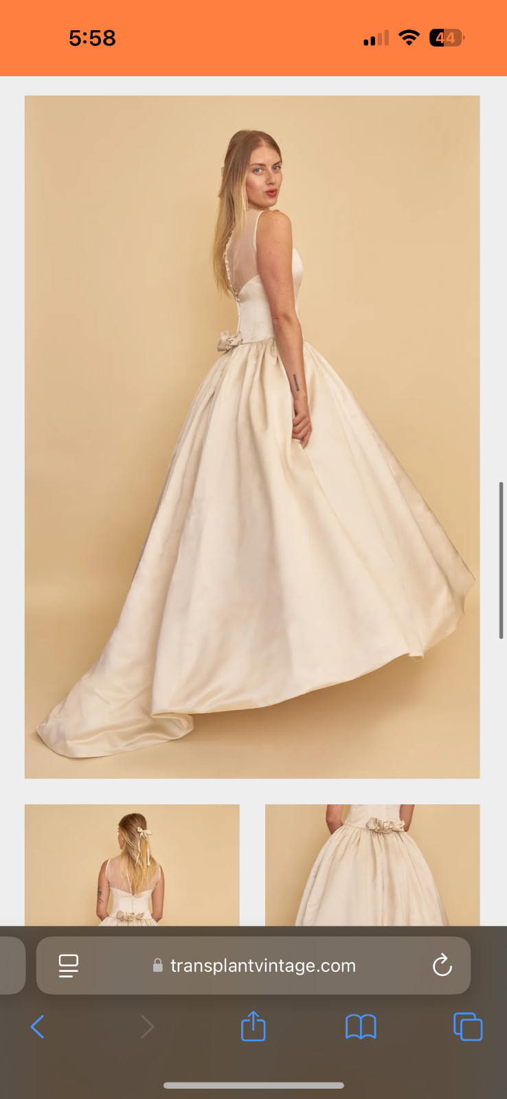 Vintage 1990s Amsale Wedding Dress Size Small – Curated and Refurbished