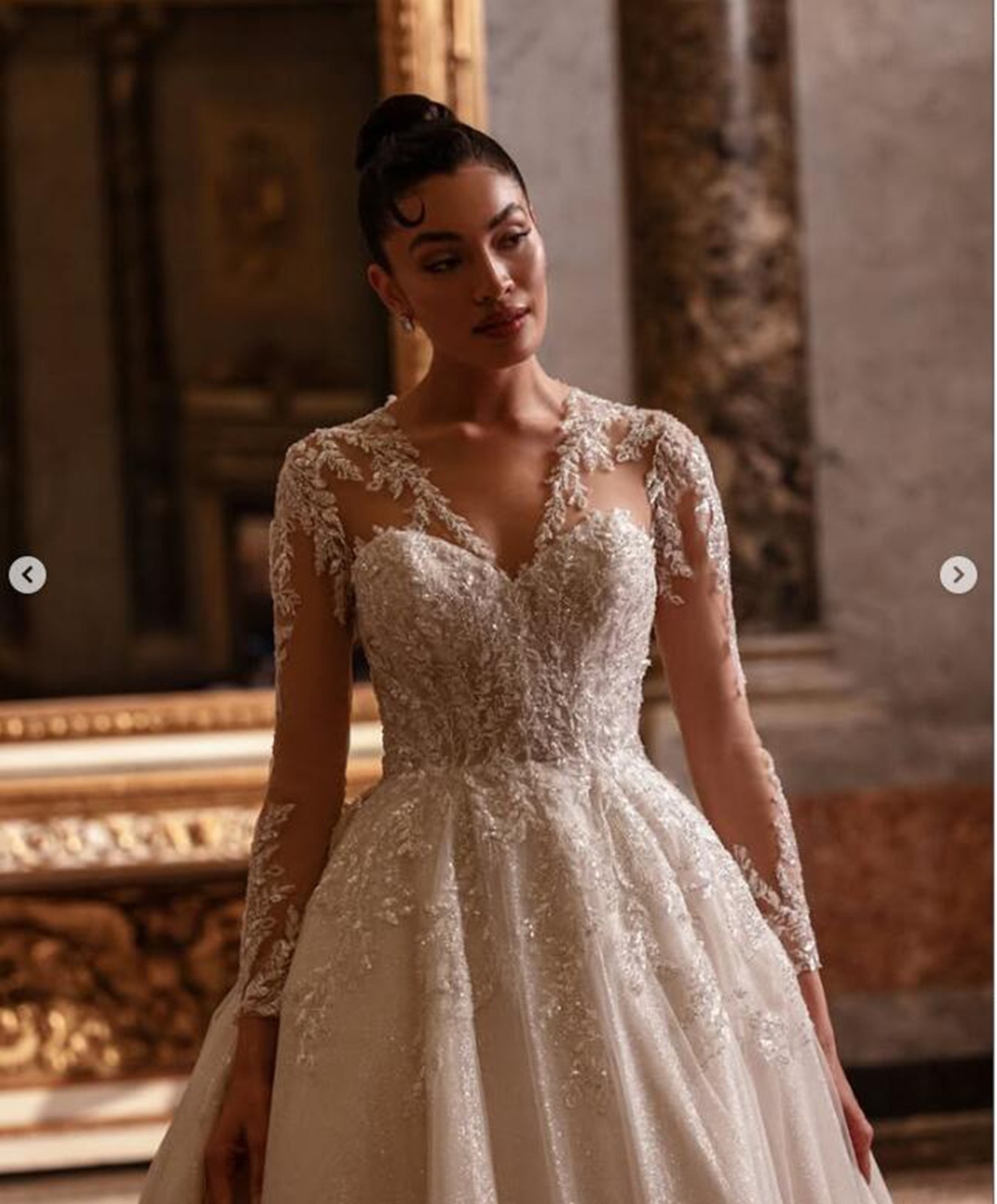 Luxurious glitter lace wedding dress wedding dress 32-60 m. train ball gown