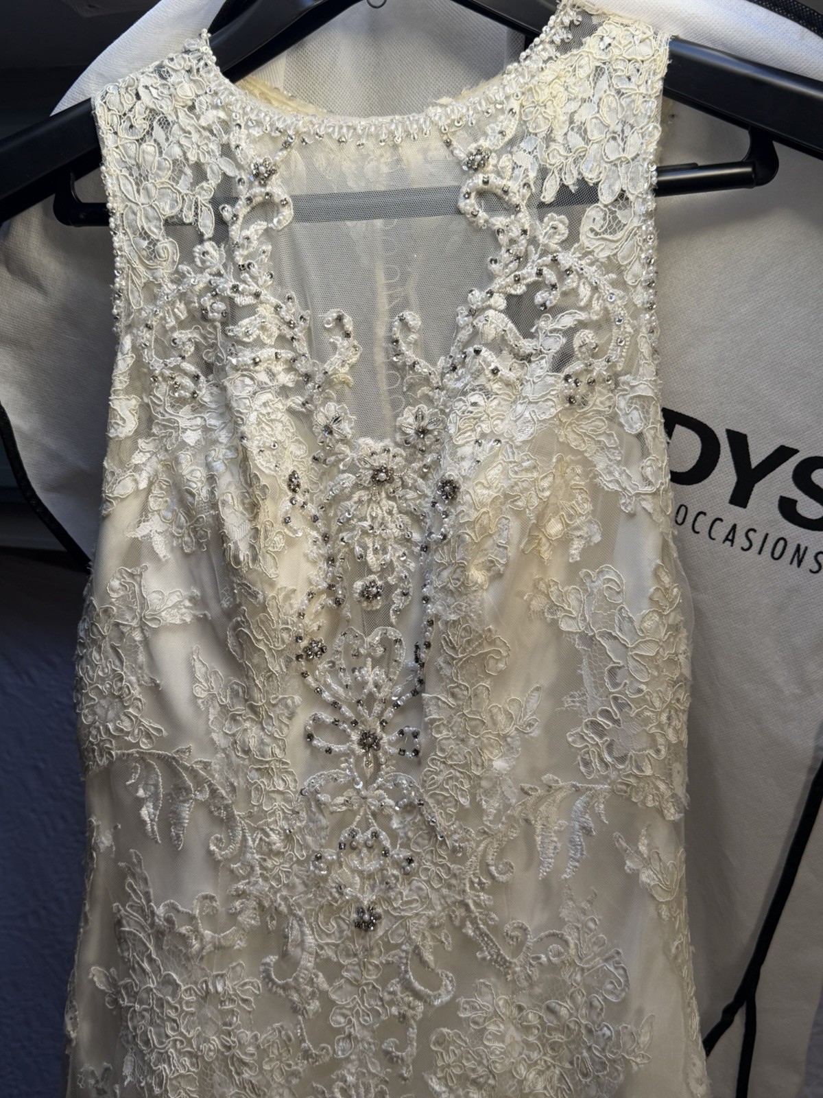 Bridal Dress Mori Lee By Madeline Gardner Gown With Stone Embroid Dress Sz6