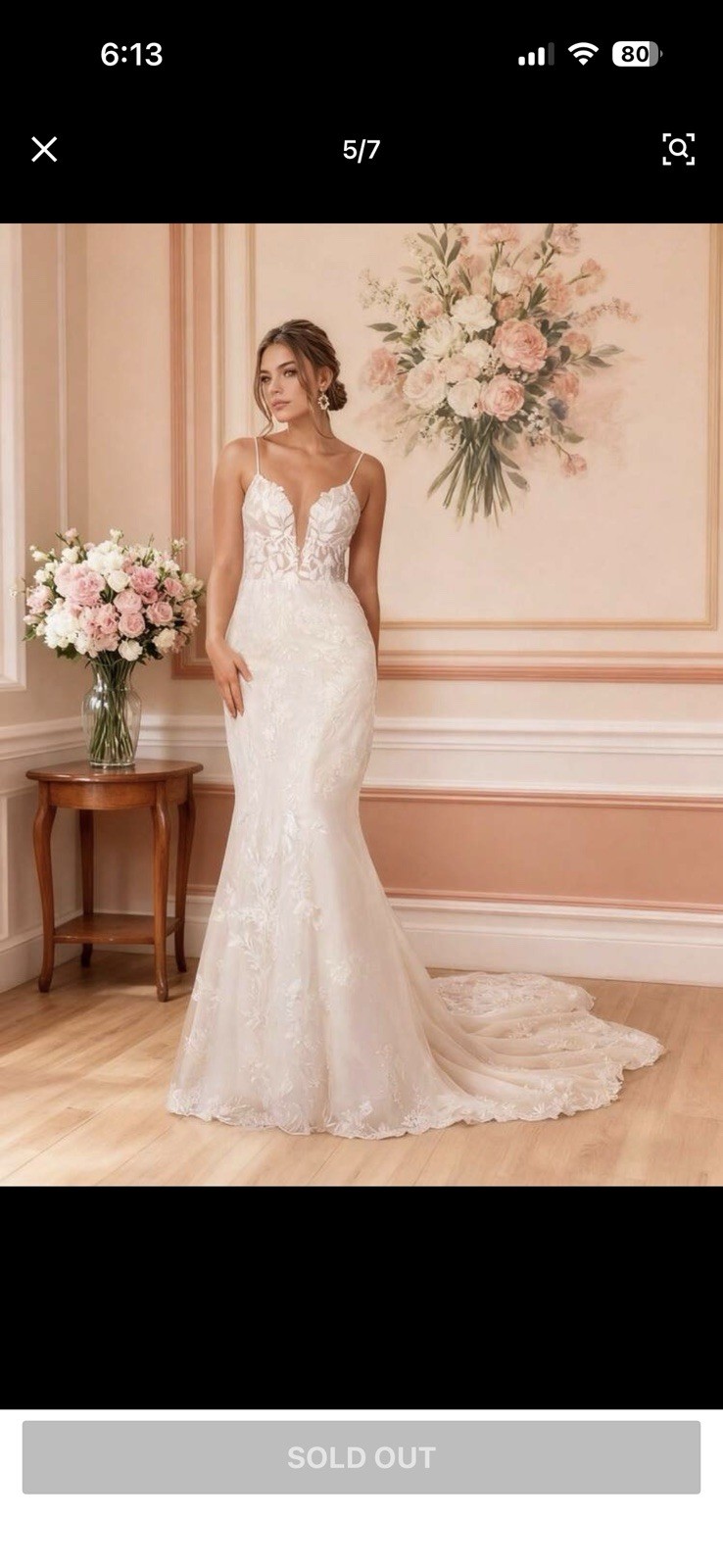 Womens Mermaid Wedding Dress