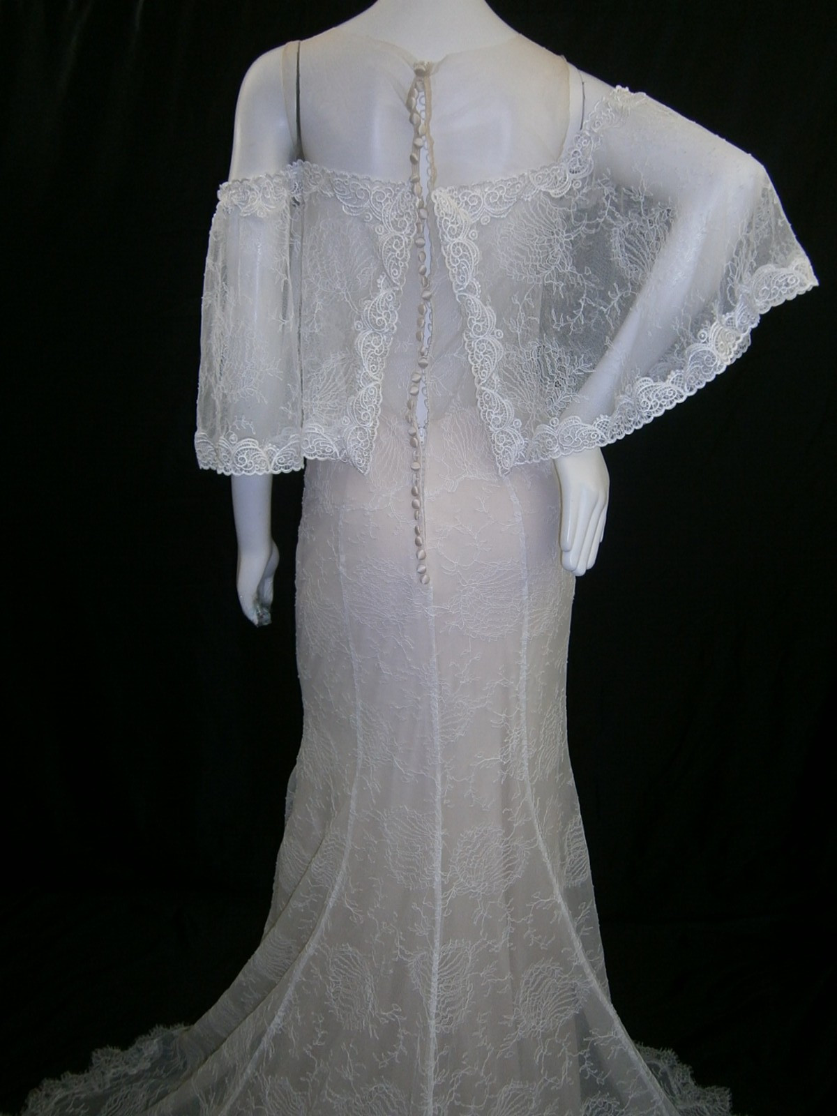 Eddy K MD280 Wedding Dress Ball Gown 6-10 Ivory Champagne Lace BOHO NWT $1,600