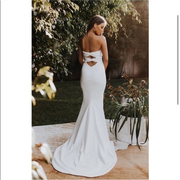 Katie May Noel & Jean white divinty wedding gown Small