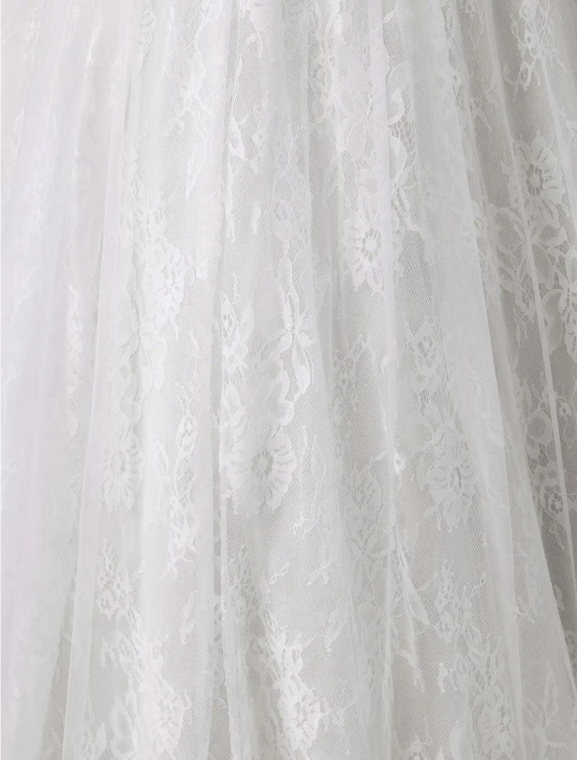 Azazie Strapless Lace Wedding Dress A-Line