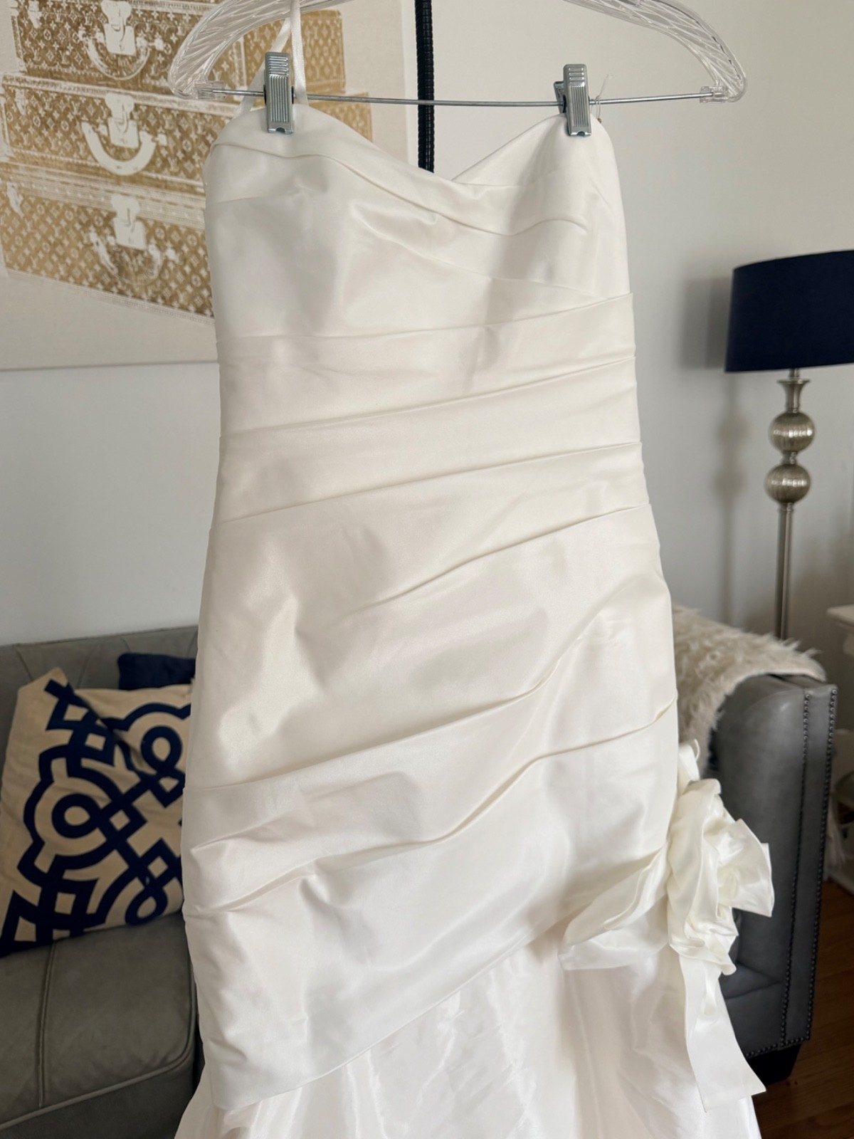 NWT Nouvelle Amsale R101T Ivory Wedding Gown | Size 10 | Retail $2,600