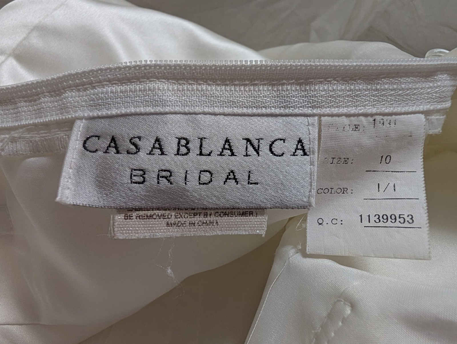 casablanca bridal wedding dress