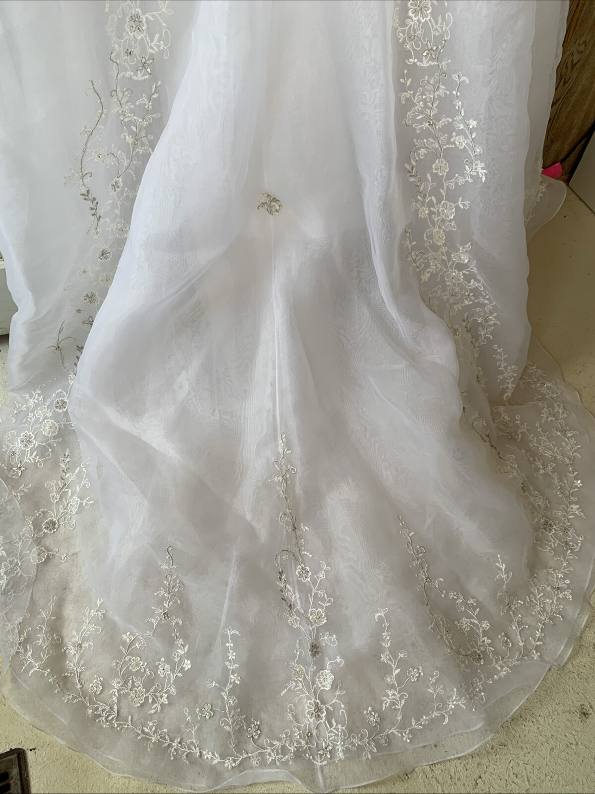 Casablanca Bridal Style 1690 White Size 6 But Altered Hippy Cinderella Strapless