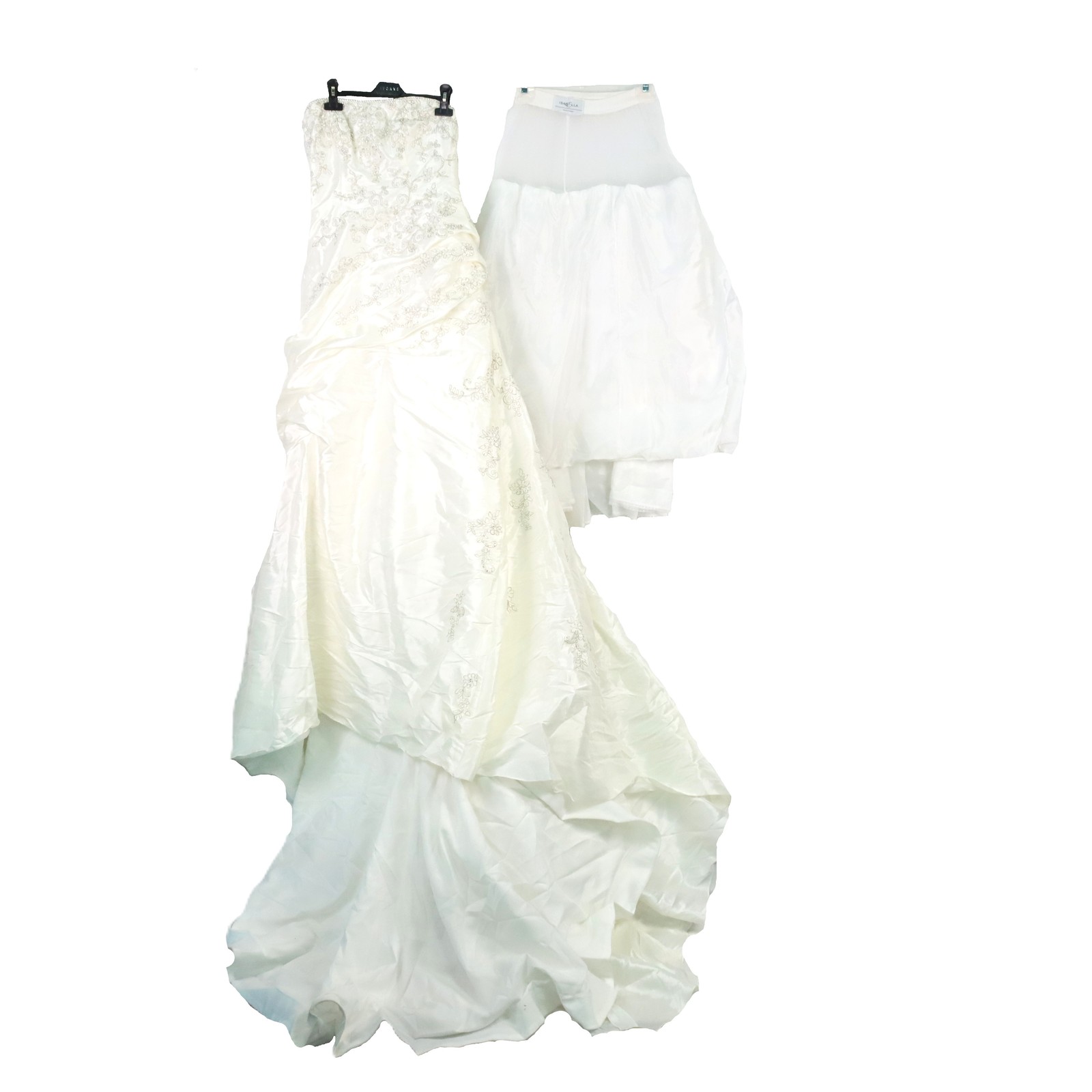 Mori Lee By Madeline Gardner Strapless Wedding Dress In Off White Women’s US10
