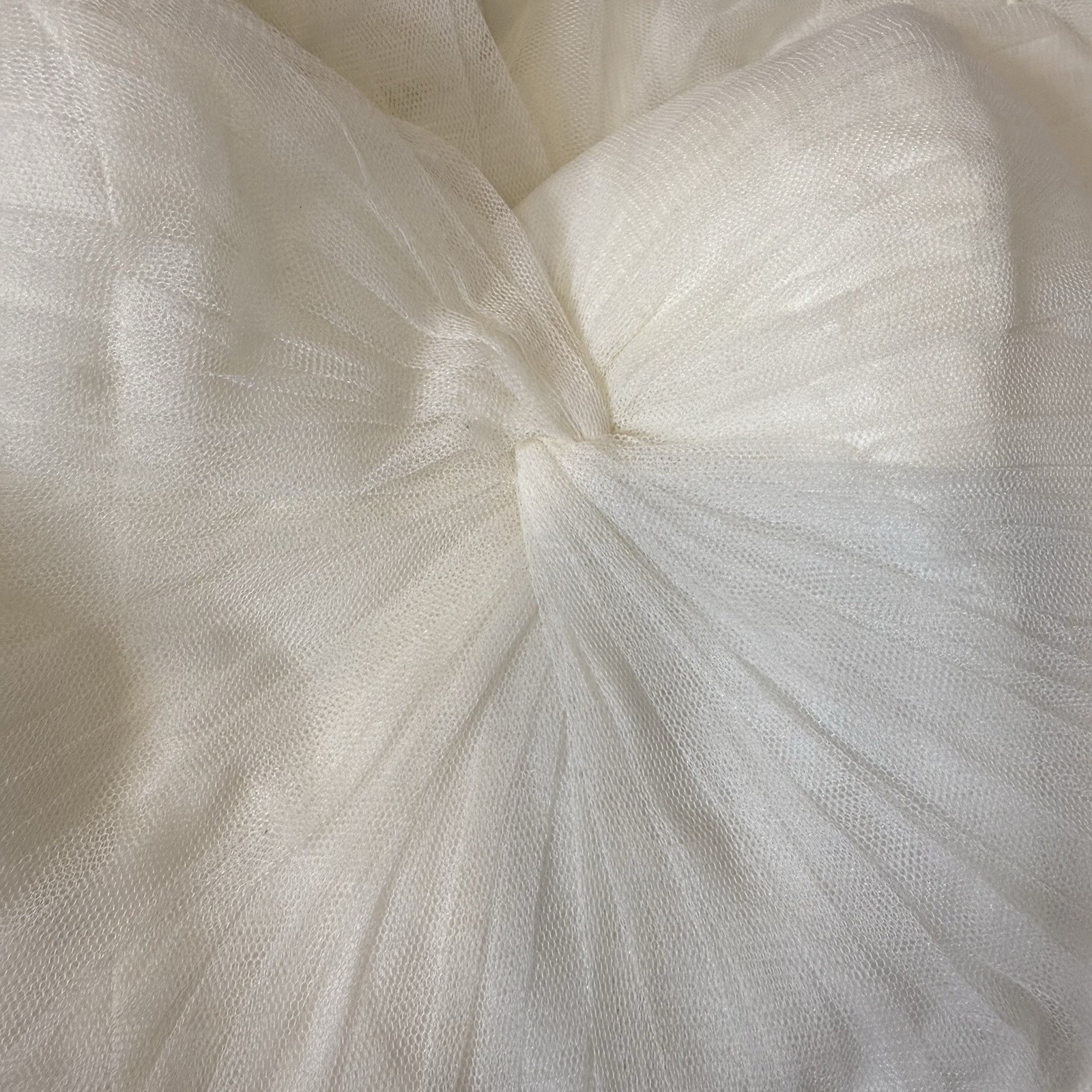 NWT Watters & Watters Tinsley Dress Ivory White Tulle Wedding Tie Back Sz 0