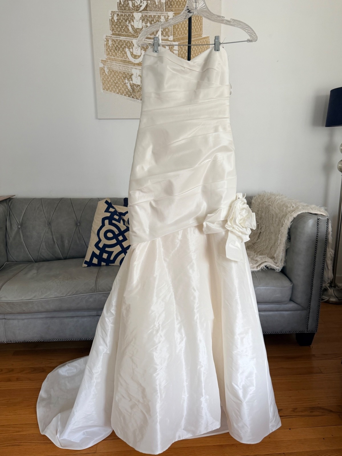 NWT Nouvelle Amsale R101T Ivory Wedding Gown | Size 10 | Retail $2,600