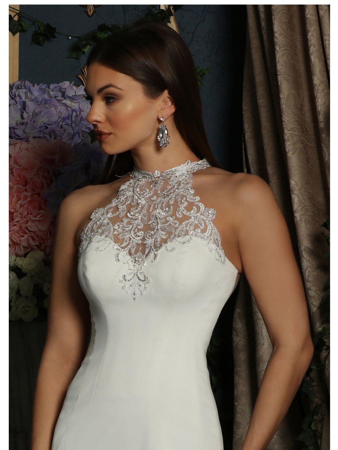 Elegant Ashley & Justin Custom Beaded Bridal Gown – Style 10616 – Size 8 NWT