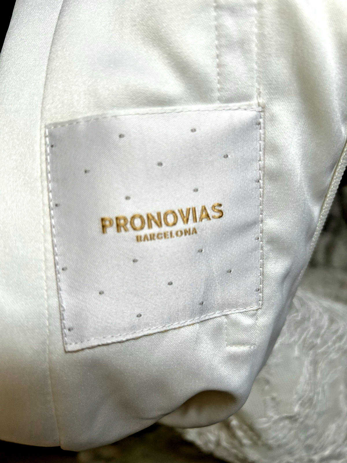 Pronovias Tisha Off White Wedding Dress with Tag Size 16