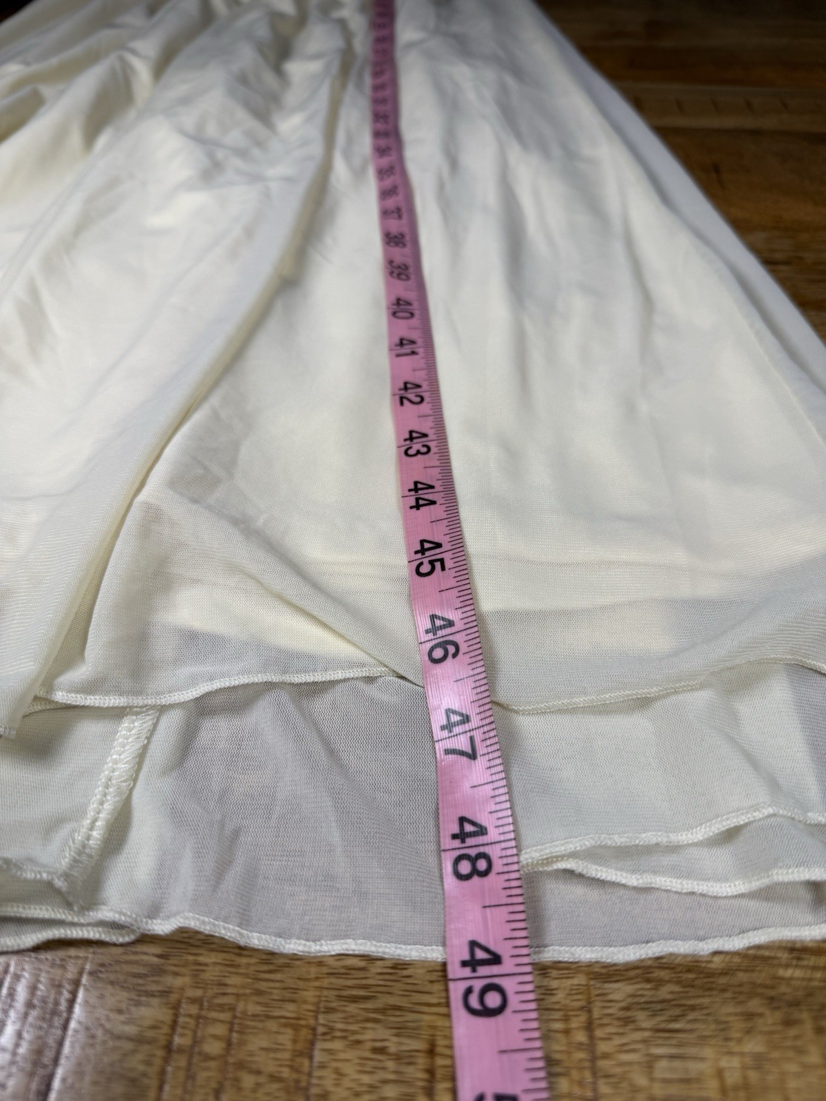 Ivory Strapless Ruched Maxi Dress S NWT Courthouse Wedding Bridal Minimalist
