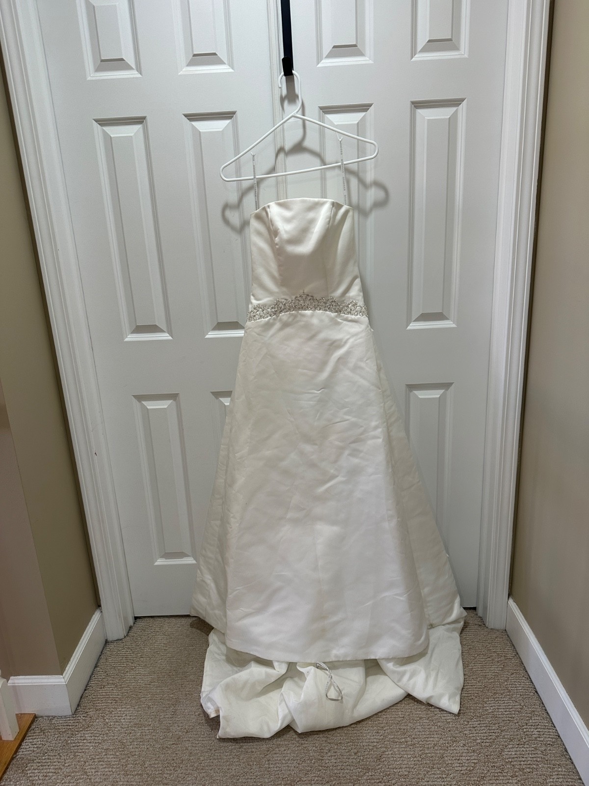 essence of Australia crystal beaded wedding dress size 8