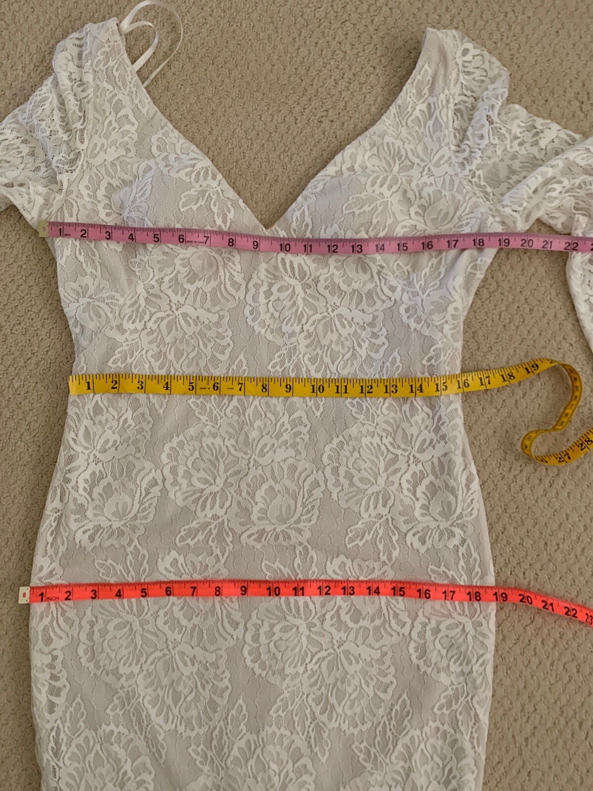 NEW $2195 Katie May San Sebastian Lace Mermaid Gown Wedding [SZ V ] #F409