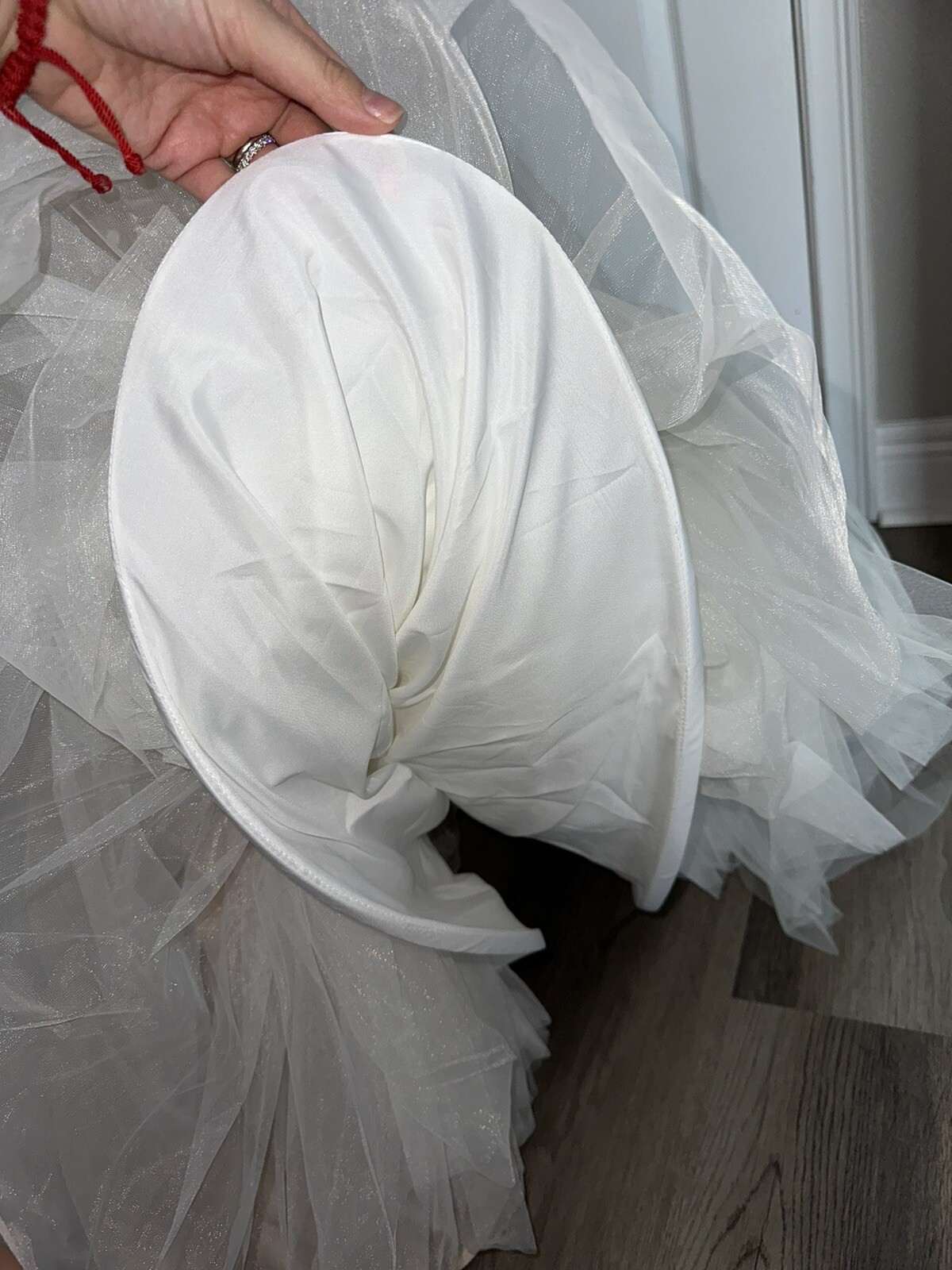 Custom Designed Handmade Ivory Mermaid Style Wedding Gown
