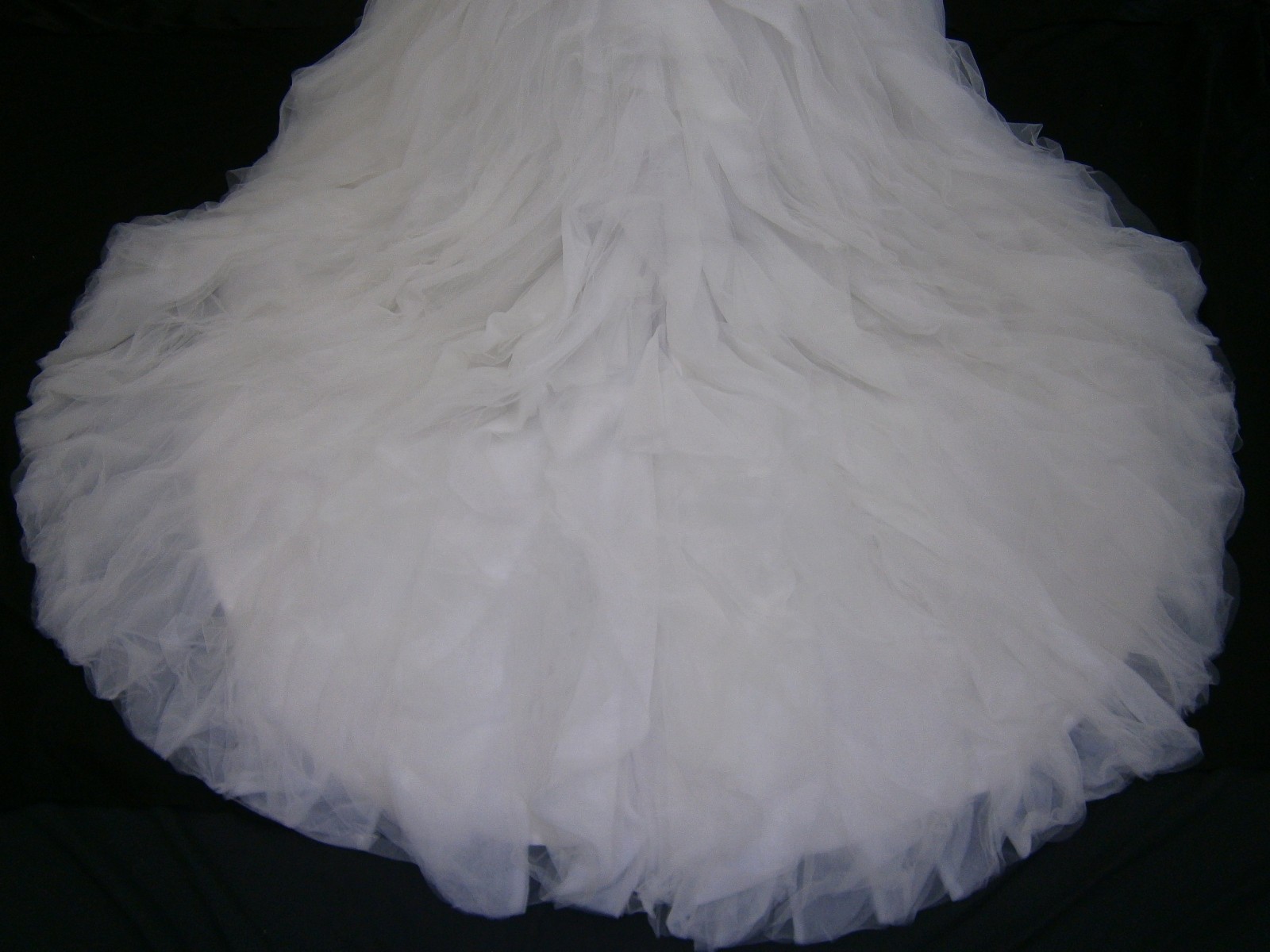 Kelly Faetanini Sutton Wedding Dress 12 Fit & Flare All White Crepe Tulle $5,000