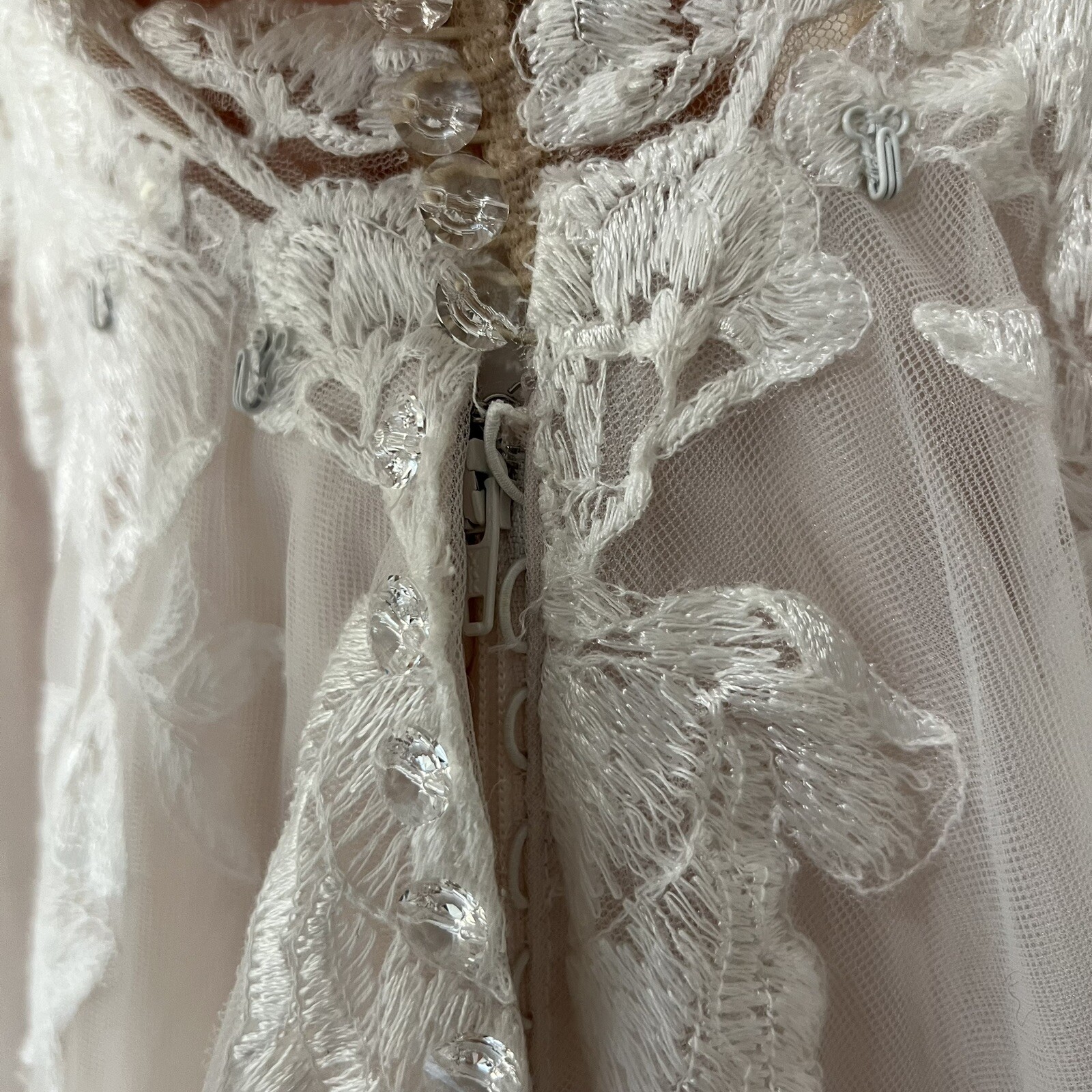 Martina Liana Romantic Boho Wedding Dress W/ Pockets 1110 ($2600) US 12