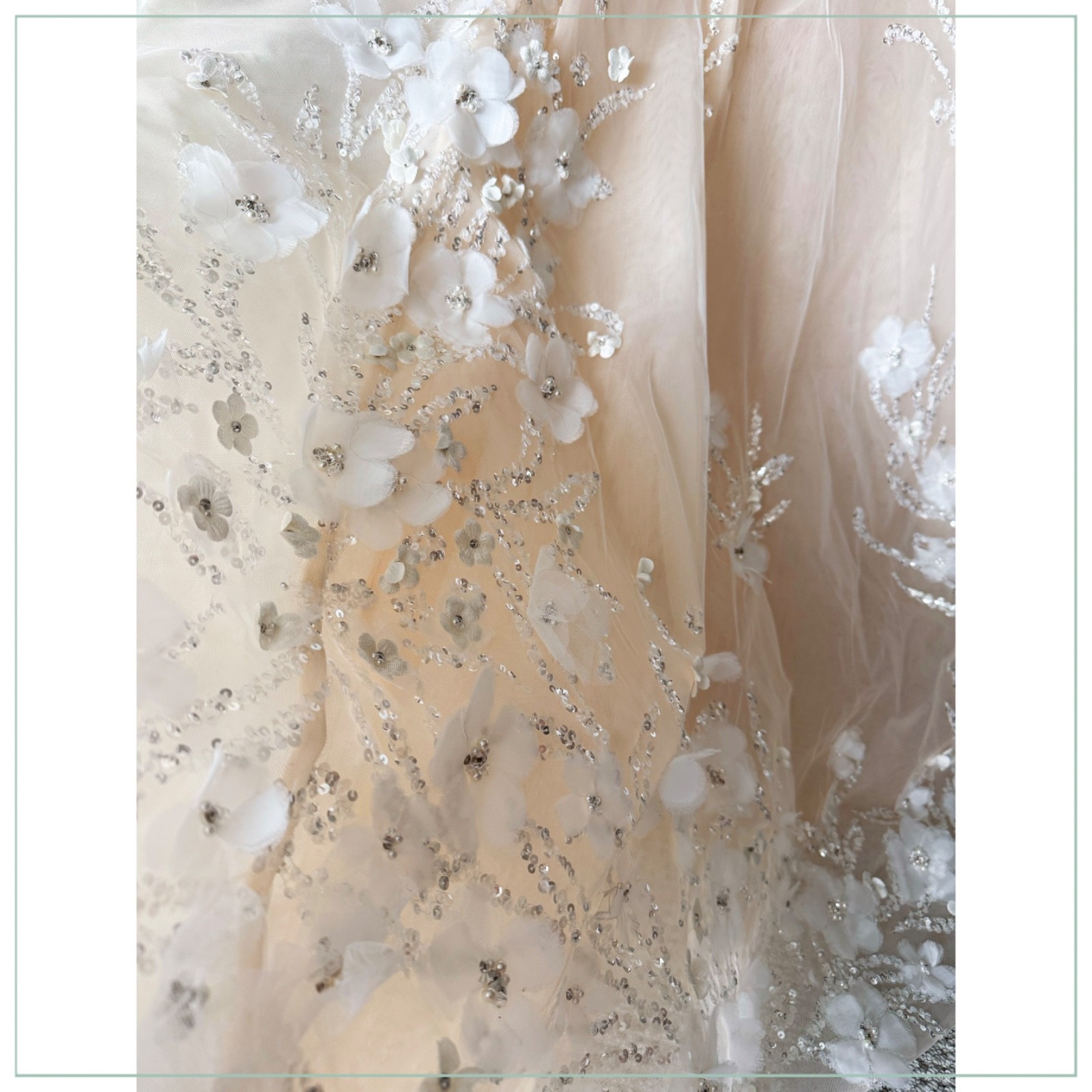 $21,750 Saiid Kobeisy Beaded Crystal Pearl Embellished Tulle Runway Bridal Gown